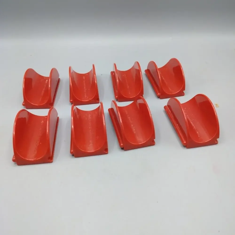 Taco Stand-up single or Connecting Red Hard Plastic Lot Of 8